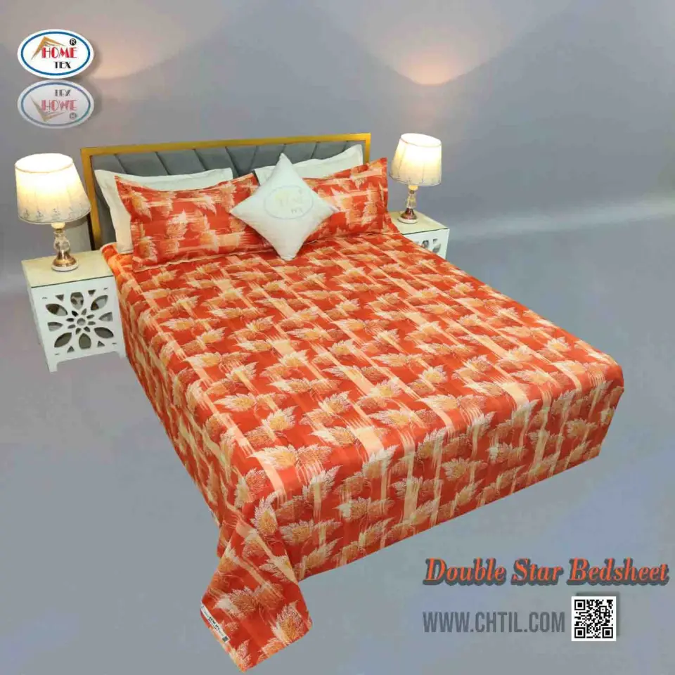 Double Star Twill  Bed Sheet 5139-235