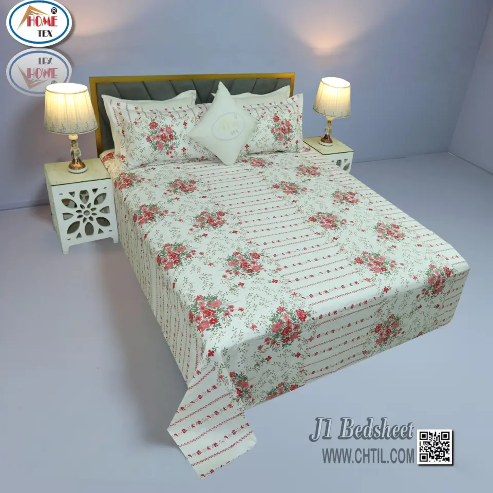 J1 Double Bed Sheet 1001-1138
