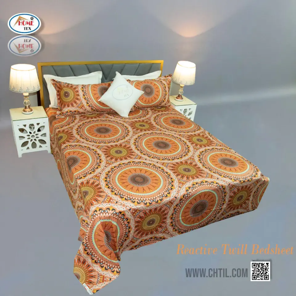 Reactive Twill Bed Sheet 5139-163