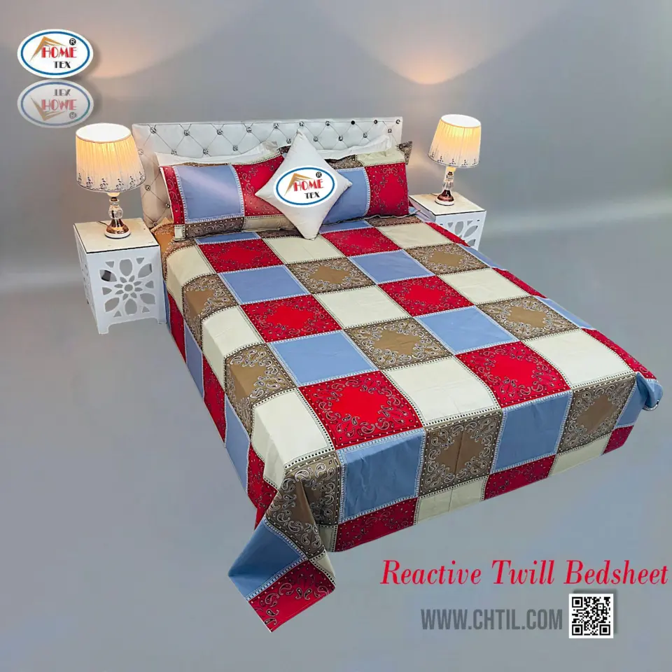 Reactive Twill Bed Sheet 5139-384