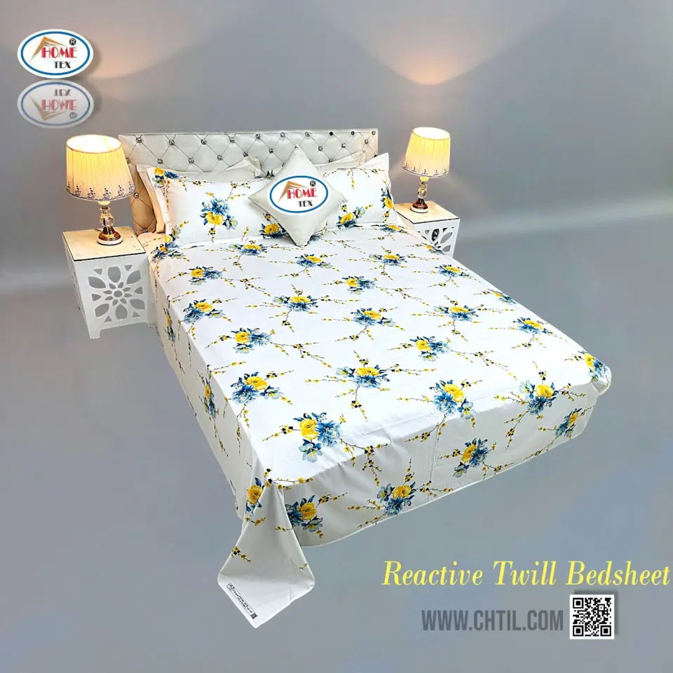Reactive Twill Bed Sheet 5139-302