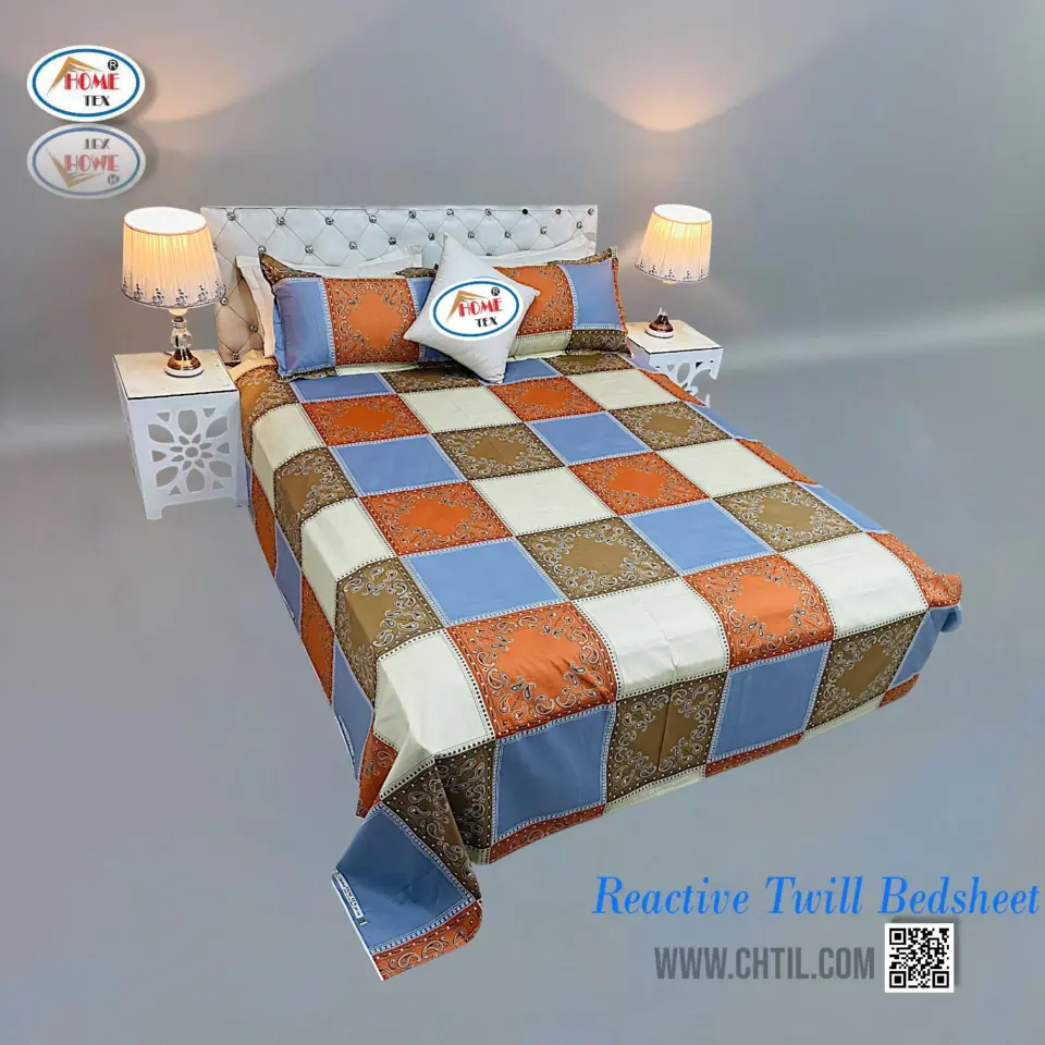 Reactive Twill Bed Sheet 5139-383