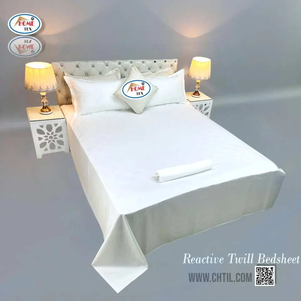 Reactive Twill Bed Sheet 5139-153 (One Color)