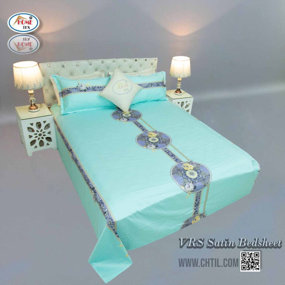 VRS SATIN PRINT BED SHEET - 3443-226