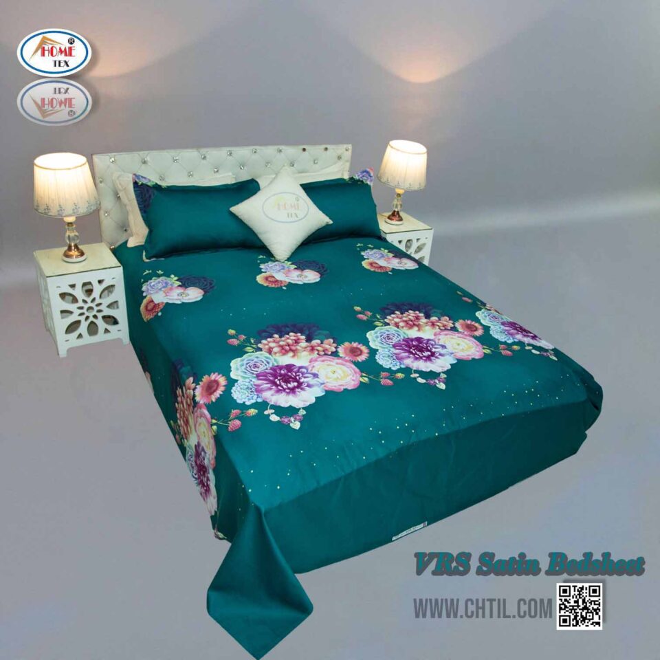 VRS SATIN PRINT BED SHEET - 3443-234