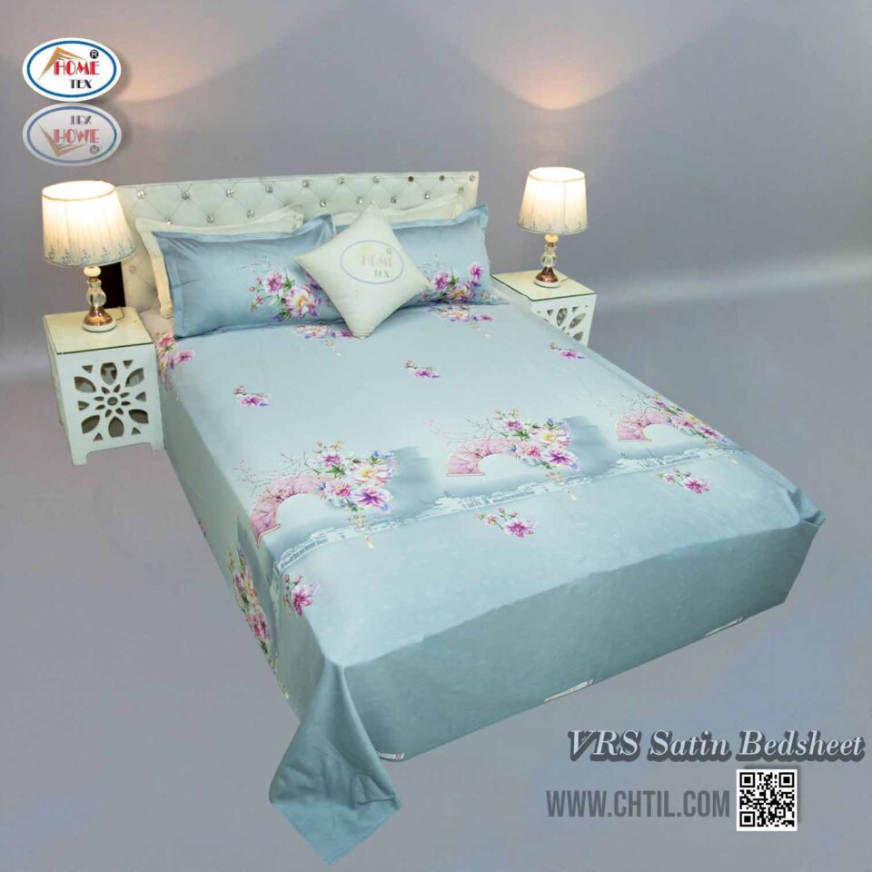 VRS SATIN PRINT BED SHEET - 3443-250