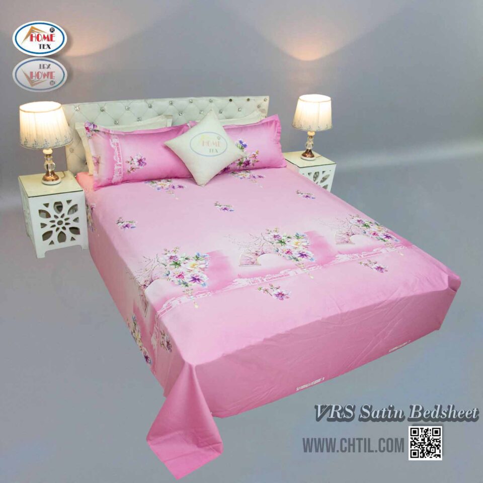 VRS SATIN PRINT BED SHEET - 3443-251