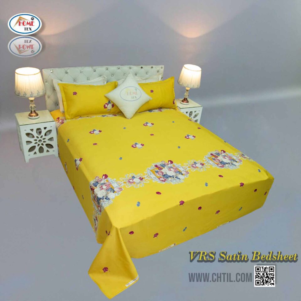VRS SATIN PRINT BED SHEET - 3443-253