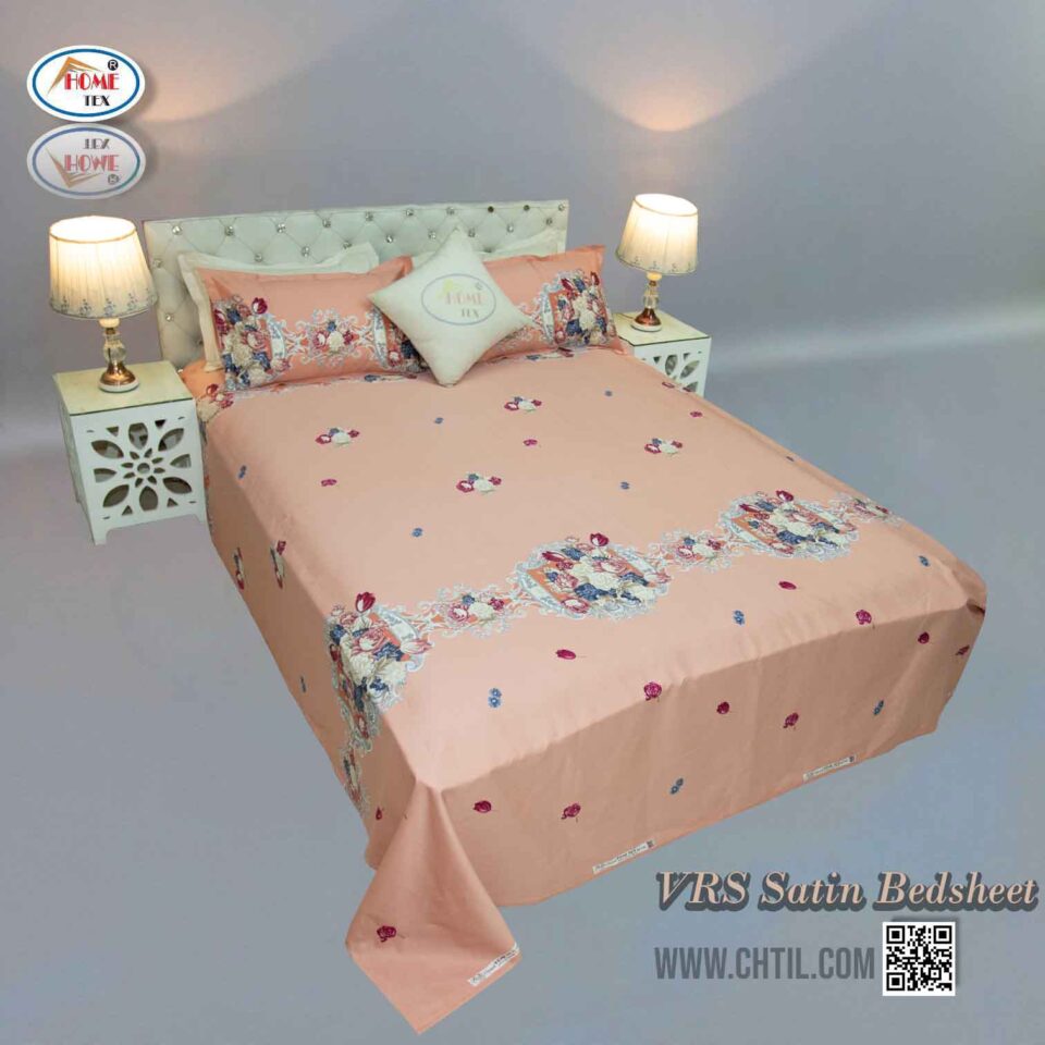 VRS SATIN PRINT BED SHEET - 3443-254