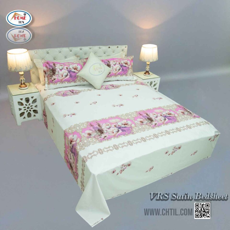 VRS SATIN PRINT BED SHEET - 3443-257