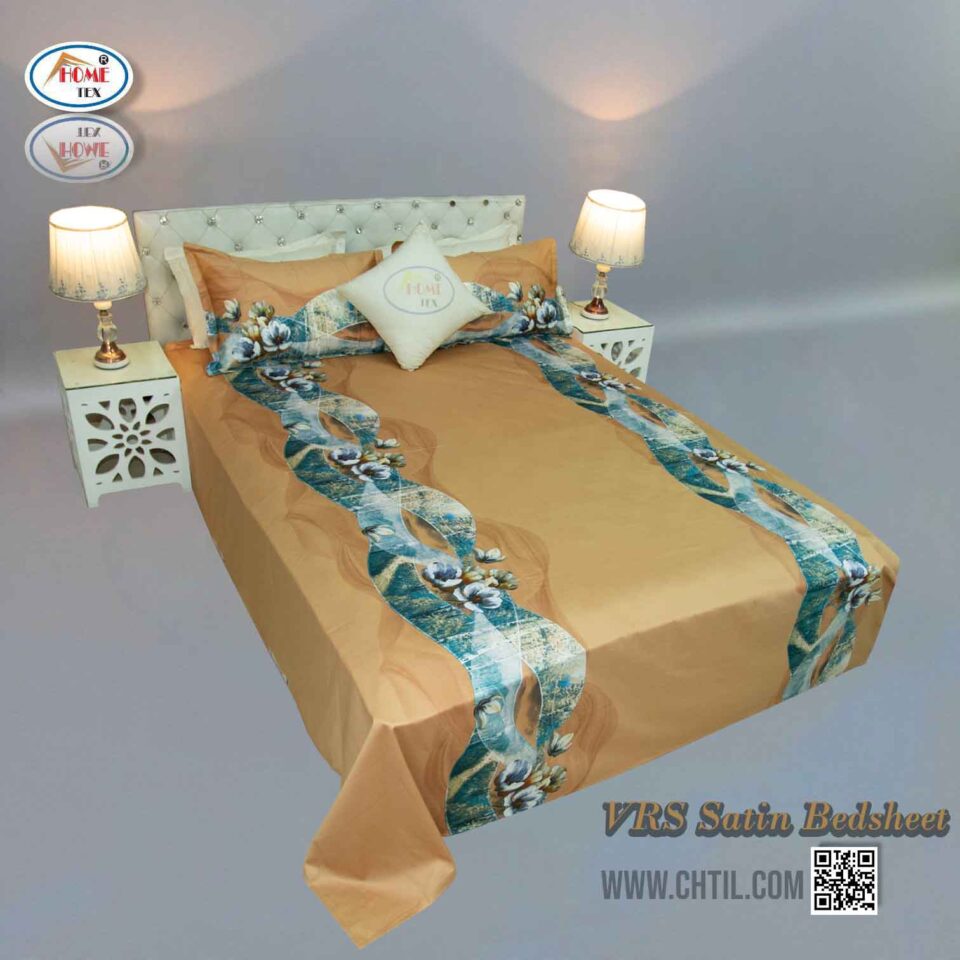 VRS SATIN PRINT BED SHEET - 3443-259