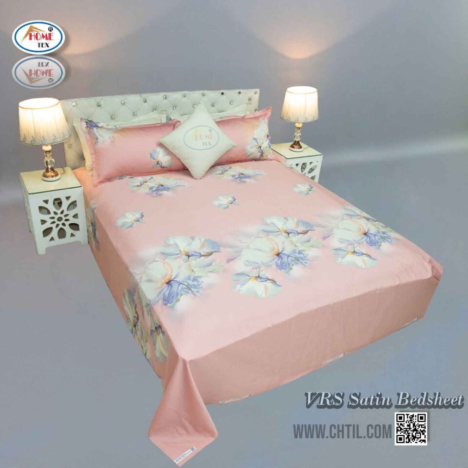 VRS SATIN PRINT BED SHEET - 3443-263