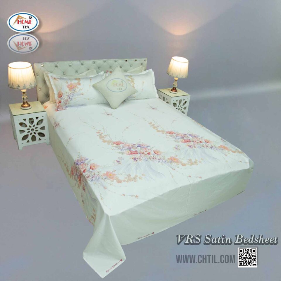 Vrs Satin Print Bed Sheet - 3443-264