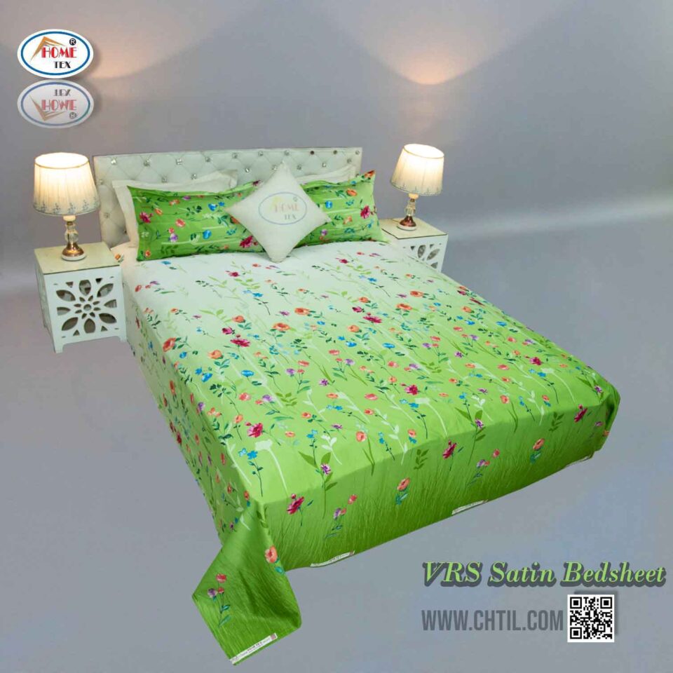 Vrs Satin Print Bed Sheet - 3443-268