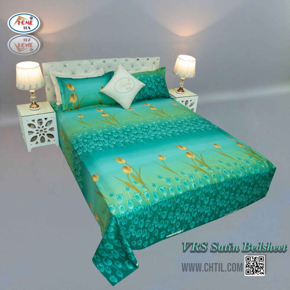 Vrs Satin Print Bed Sheet - 3443-270
