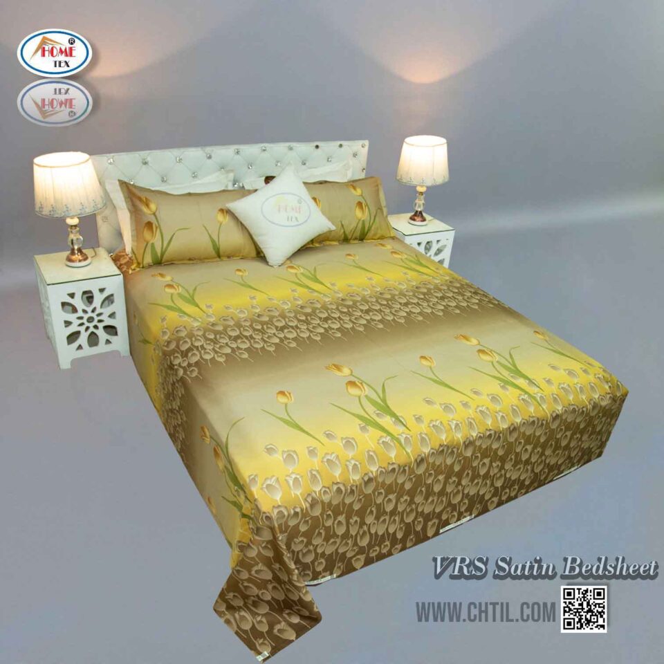 Vrs Satin Print Bed Sheet - 3443-271