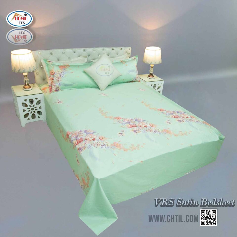Vrs Satin Print Bed Sheet - 3443-272