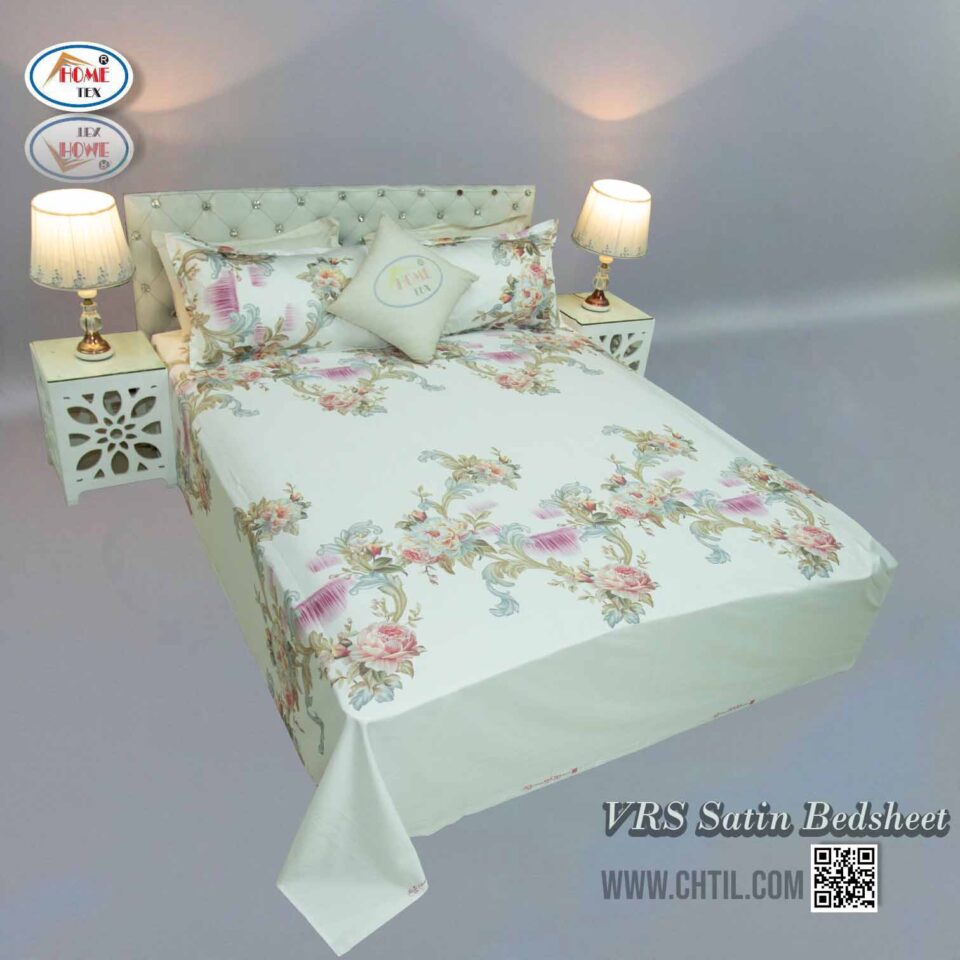 Vrs Satin Print Bed Sheet - 3443-273