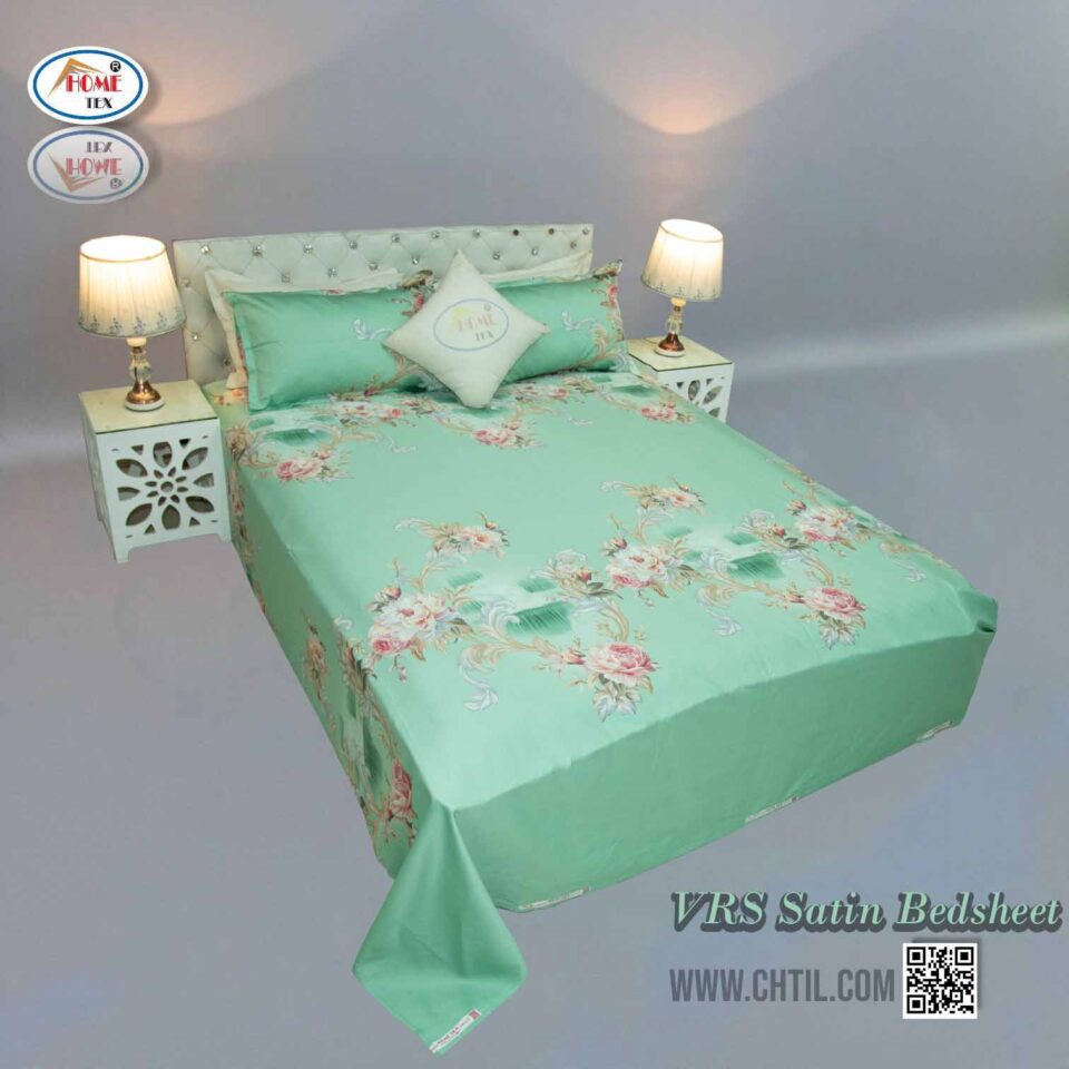 Vrs Satin Print Bed Sheet - 3443-274