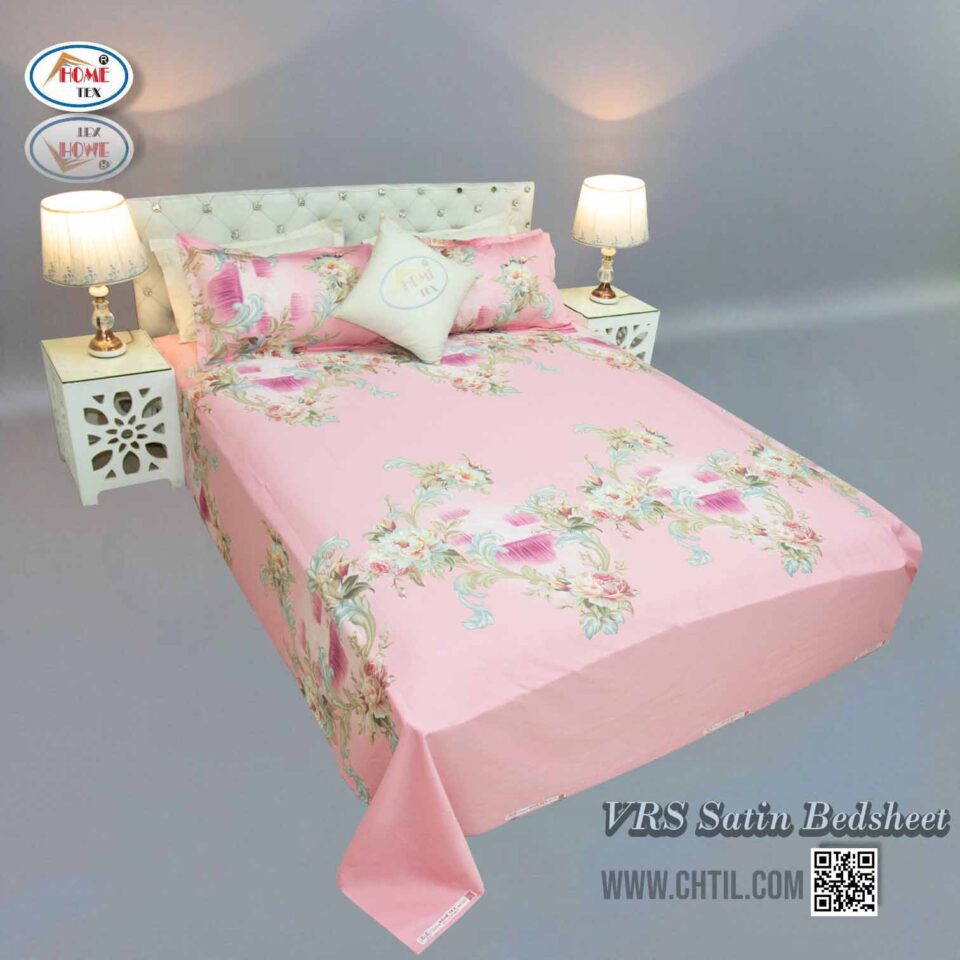 Vrs Satin Print Bed Sheet - 3443-275