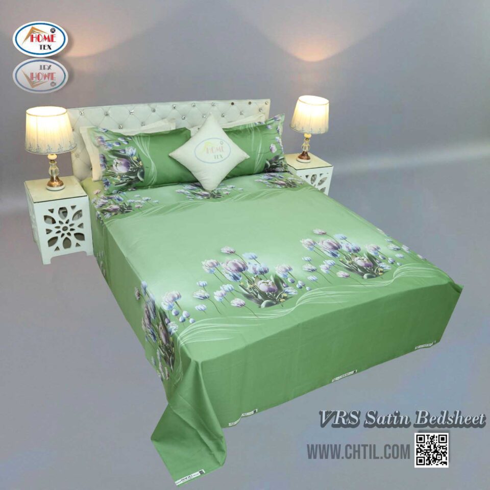 VRS SATIN PRINT BED SHEET - 3443-278