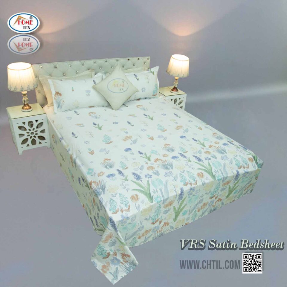 VRS SATIN PRINT BED SHEET - 3443-280