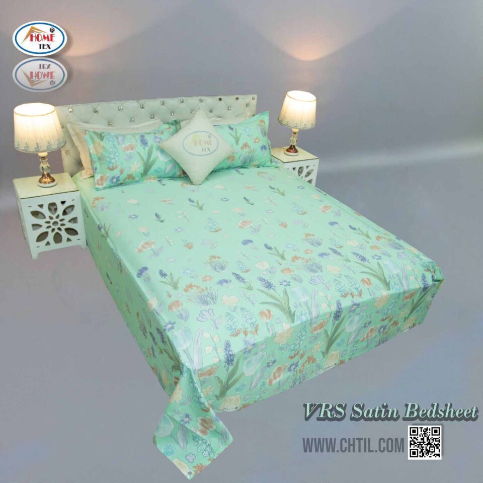 VRS SATIN PRINT BED SHEET - 3443-281