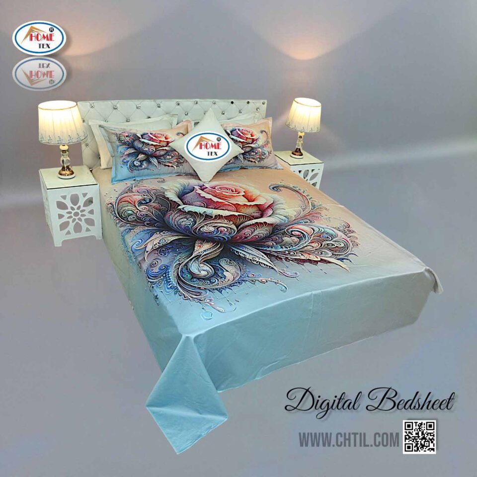 Digital Panel Bed Sheet -3466-228