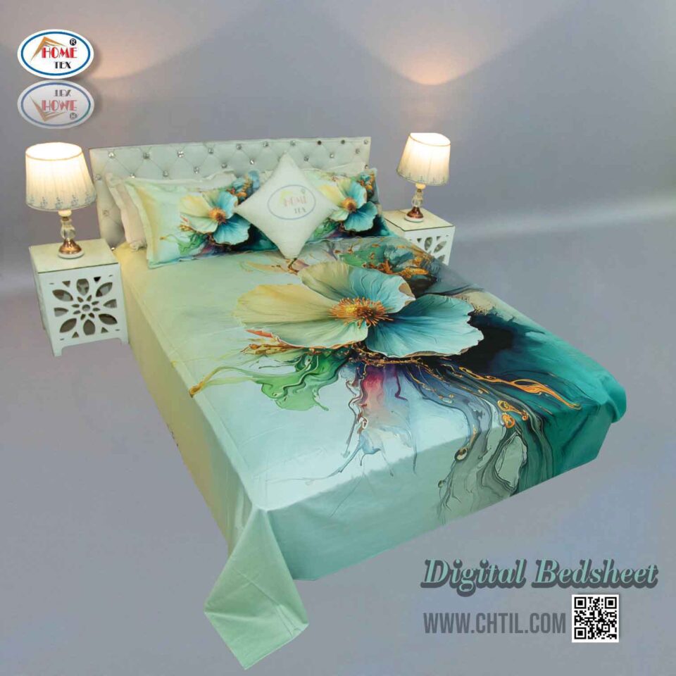 Digital Panel Bed Sheet -3466-242