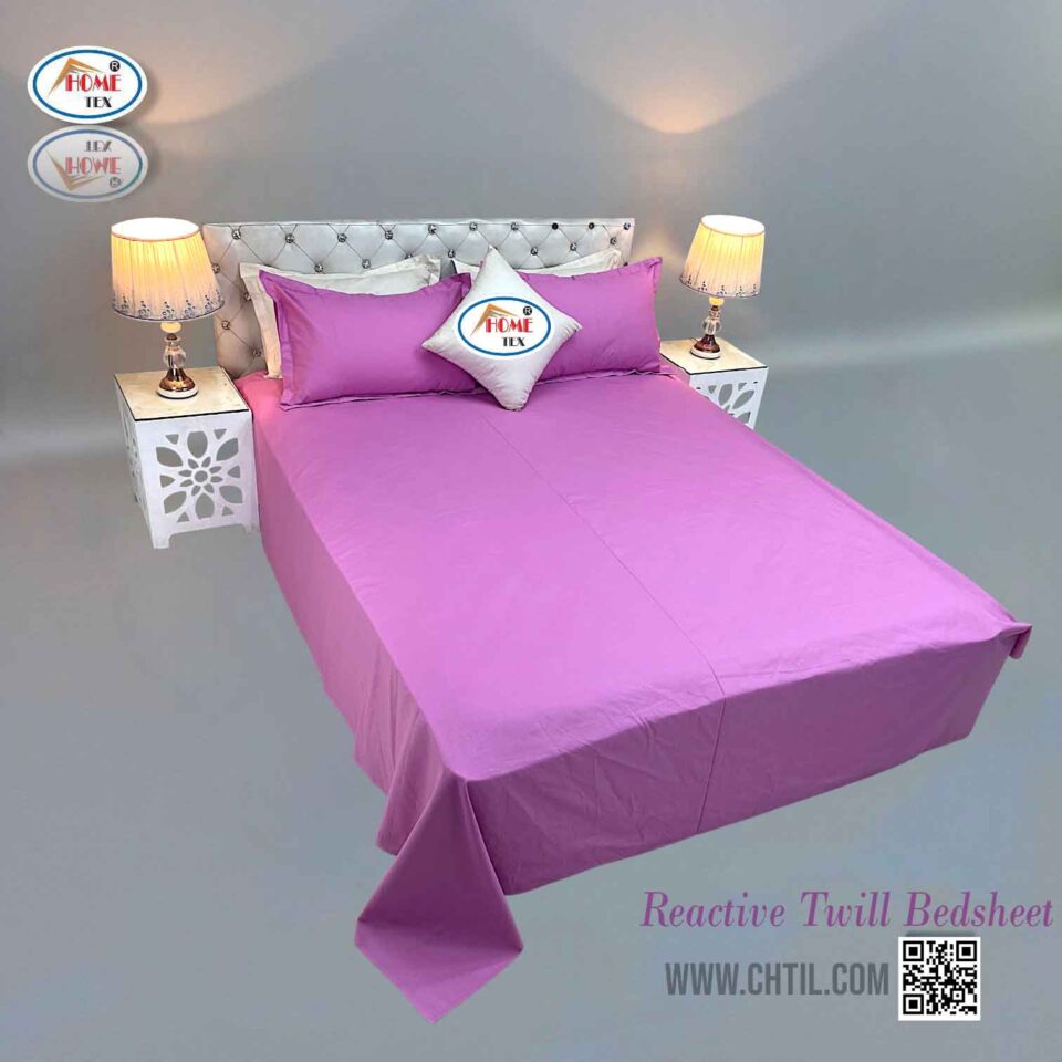 Reactive Twill Bed Sheet 5139-152 (One Color)
